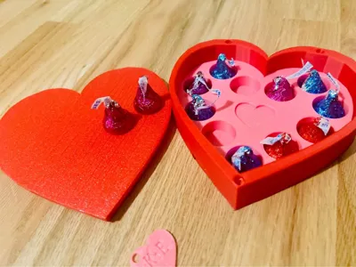 valentine chocolate box