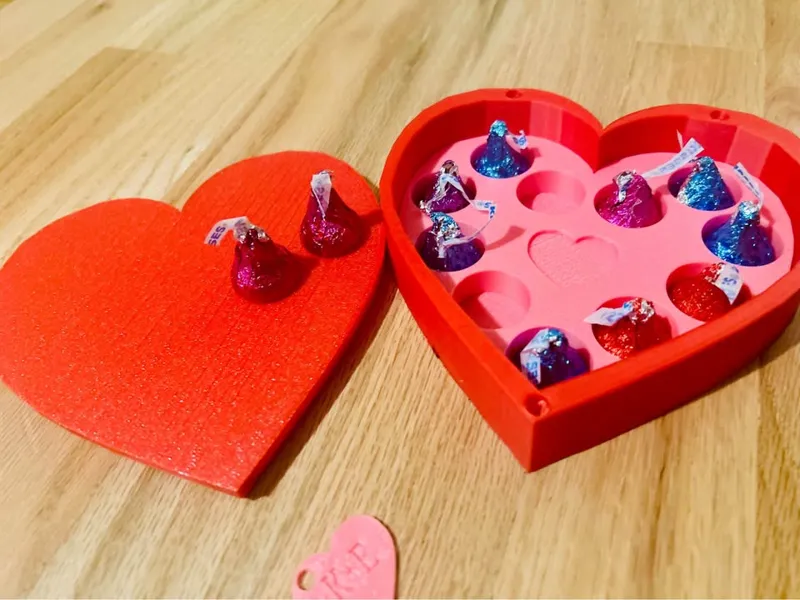 valentine chocolate box