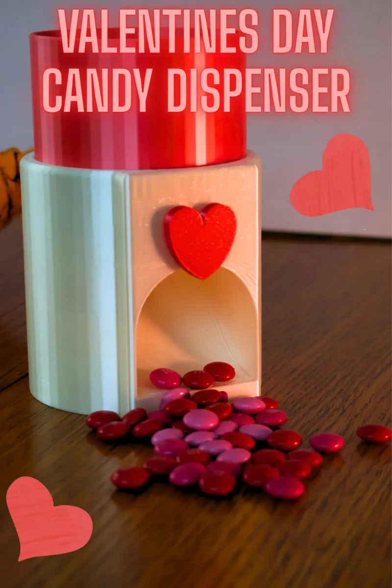 Valentines Candy Vending Machine