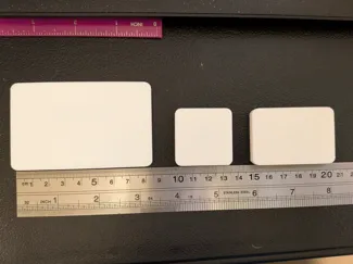 Nametag and fridge magnet blanks