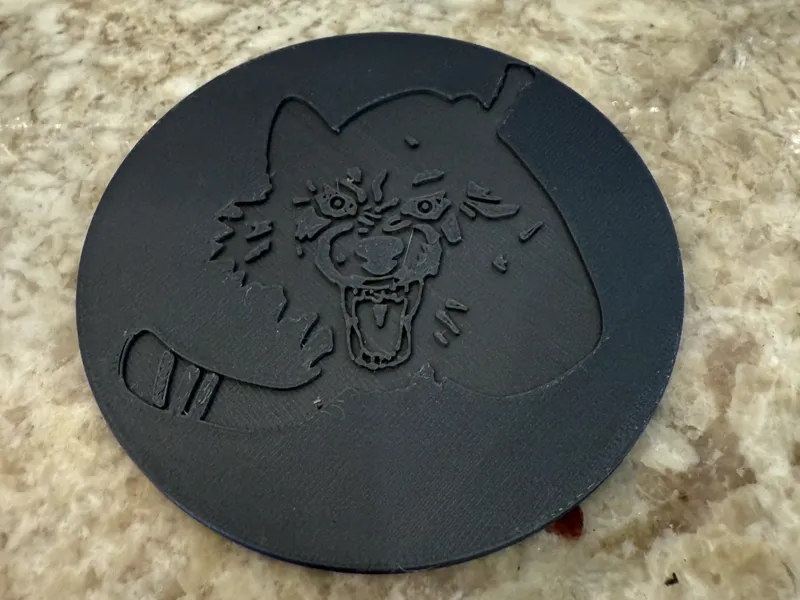Chicago Wolves Coaster 