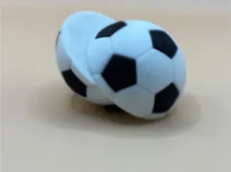 bola pela metade