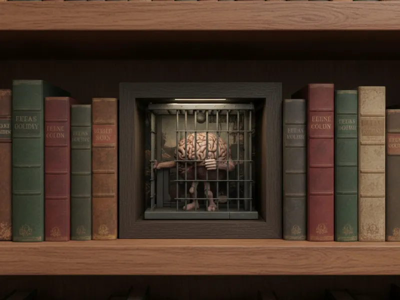 Escaping Mind – Brain Prison Book Nook
