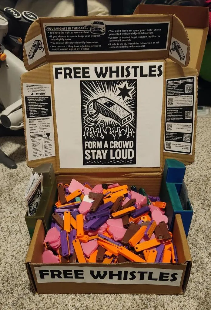 Filament Box Whistle Buddy + Printable Images