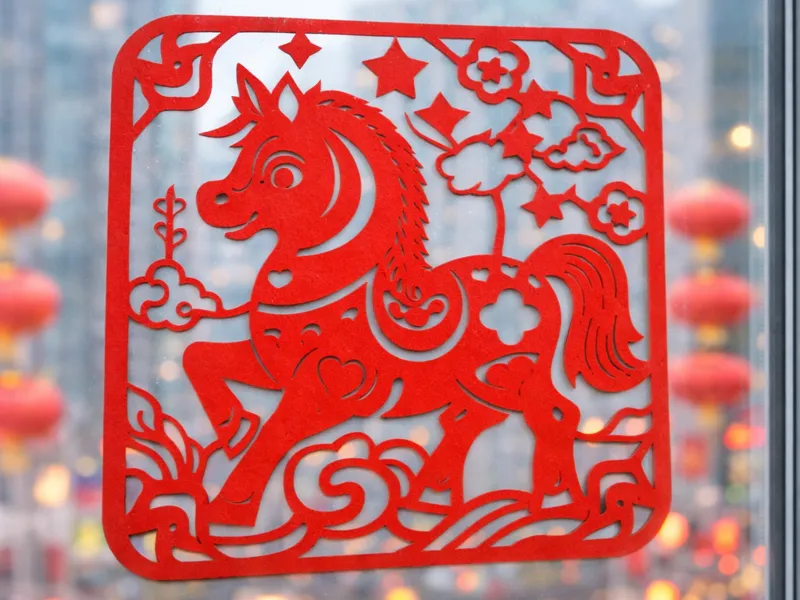 马年窗花