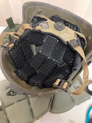 Set of tpu pads for armor helmet. v2
