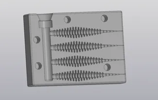 Tanta like 2.0" fishing lure mold