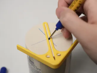 圆心定位器