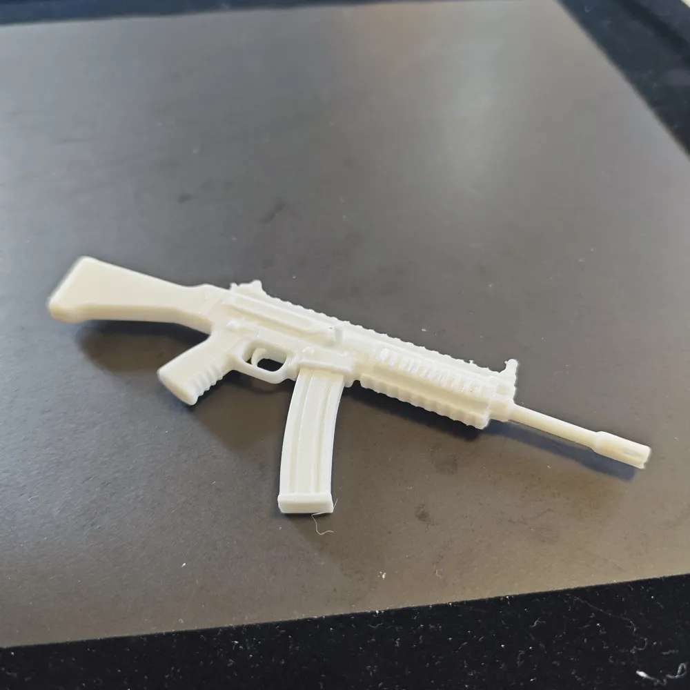 Miniature Static Weapon Prop: Micro Submachine Gun Toy, Small Scale ...