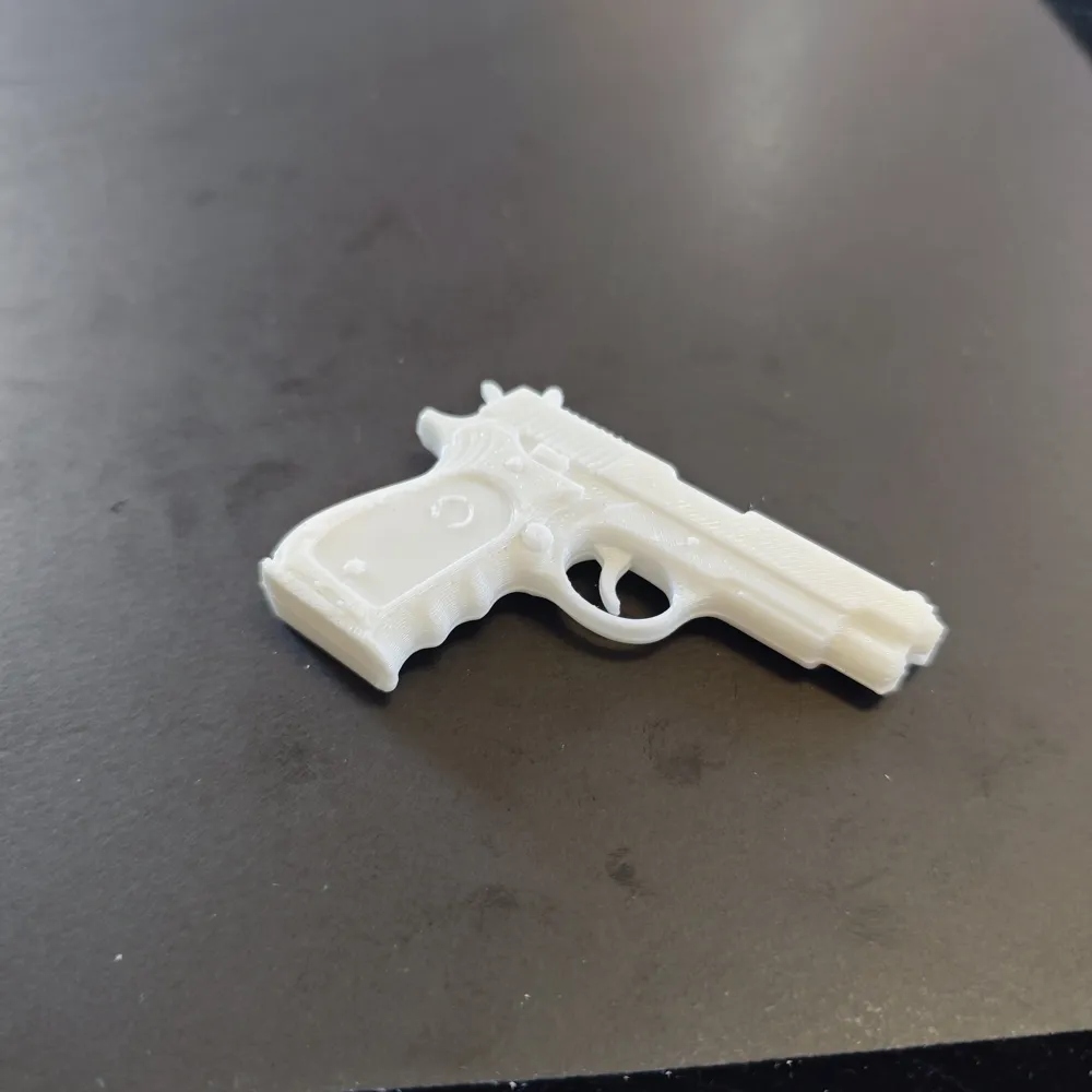 Miniature Static Weapon Prop: Micro Submachine Gun Toy, Small Scale ...