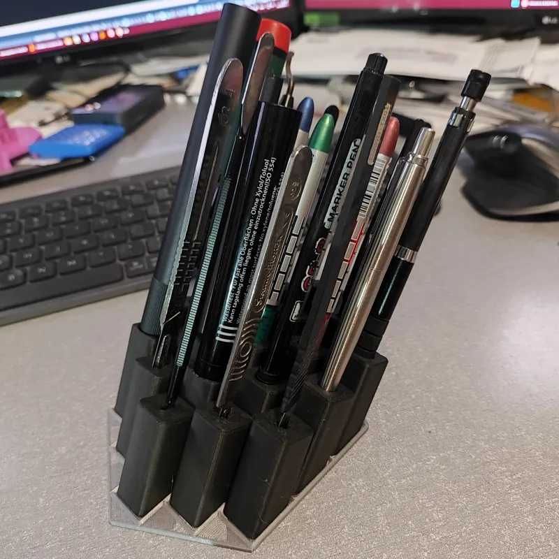 TiltGrid - Modular Desk Organizer