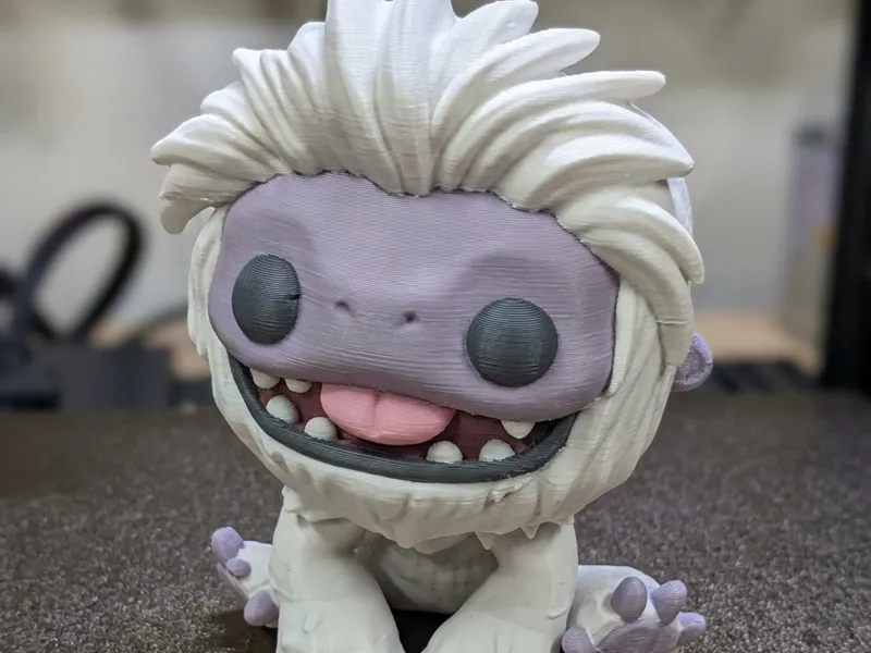 Cute Yeti Figurine - Multi-Color FDM Print