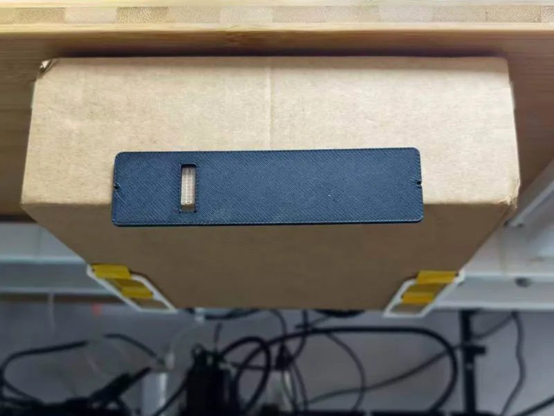 耗材纸盒子改桌下垃圾桶