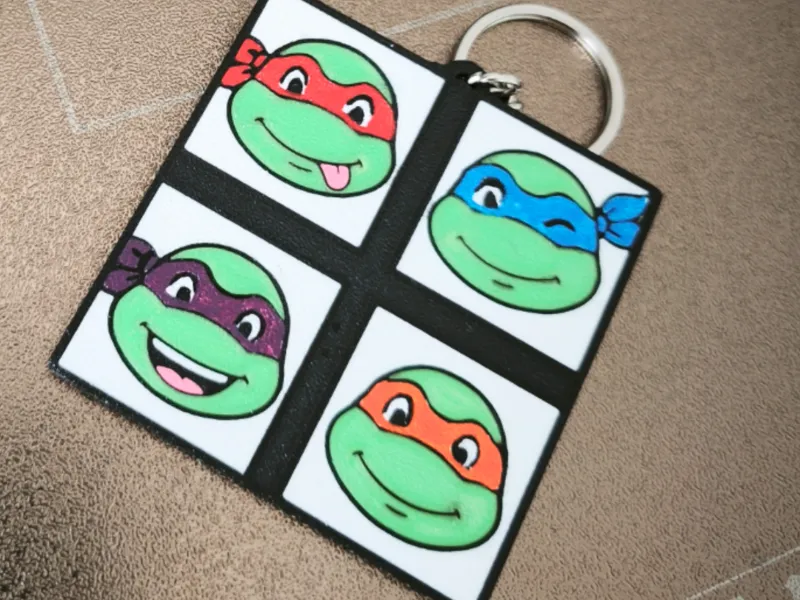 LLavero de tortugas Ninja