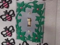 Vine Cover Double light switch plate cover