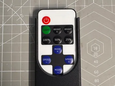 Wall Mount for an LED Strip Remote Control