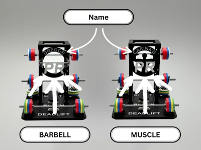 PR Tracker Logo Barbell