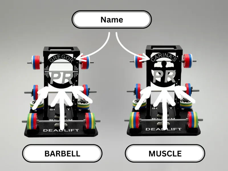 PR Tracker Logo Barbell