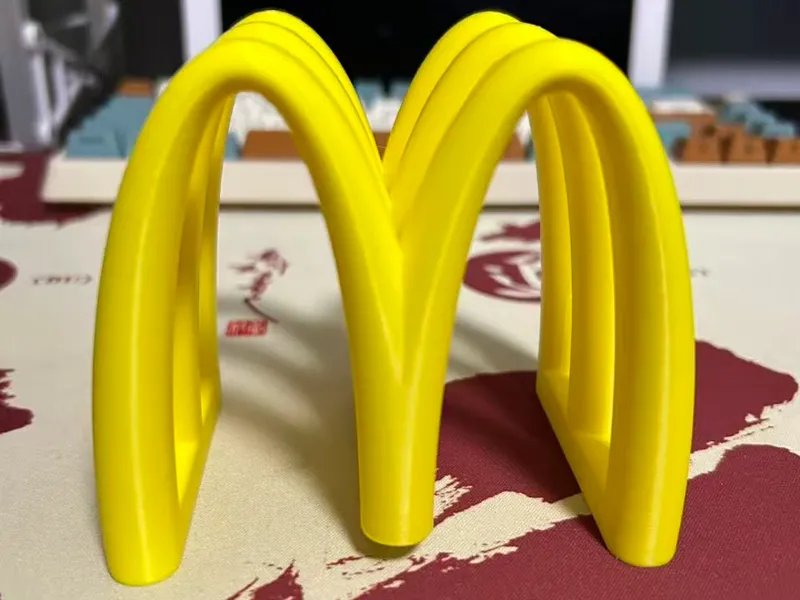 M麦当劳一体成型平板支架