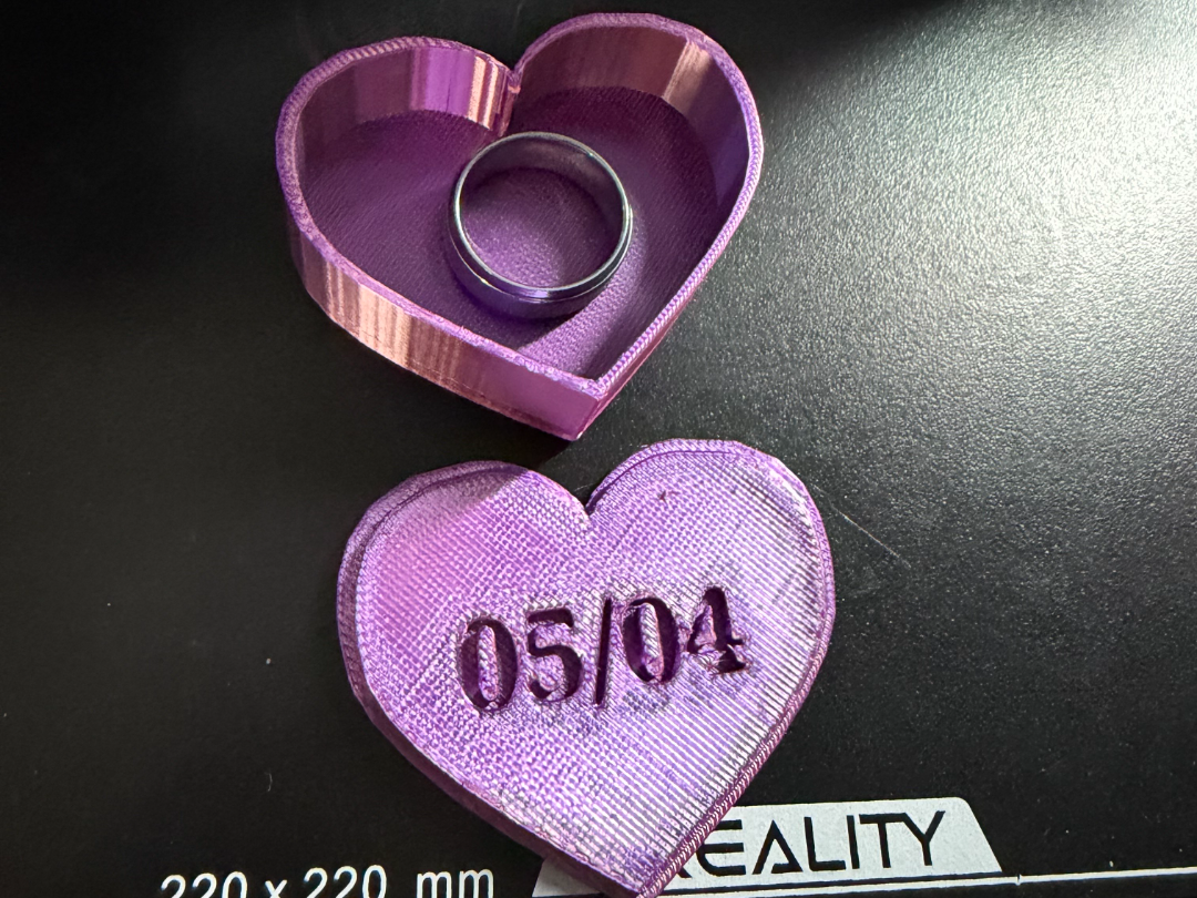 Heart Shaped Trinket Box