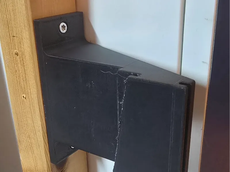 Desk bin extended holder