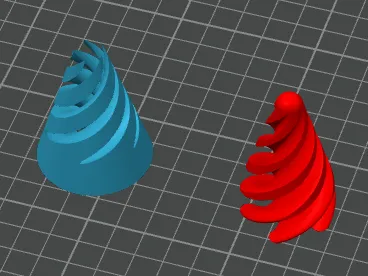Spiral cone