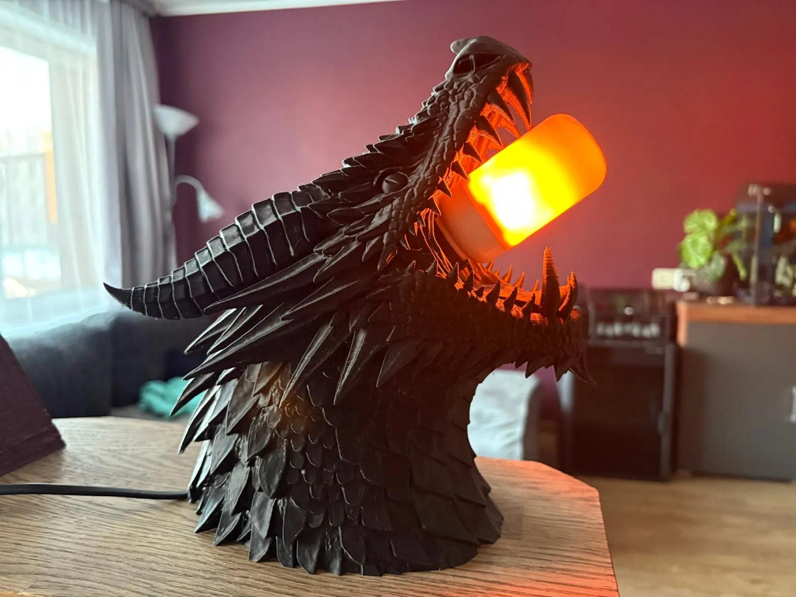 Dragon Lamp - Free 3D Print Model - MakerWorld