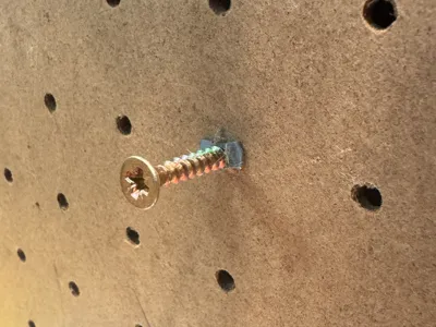 Pegboard Screw Adapter