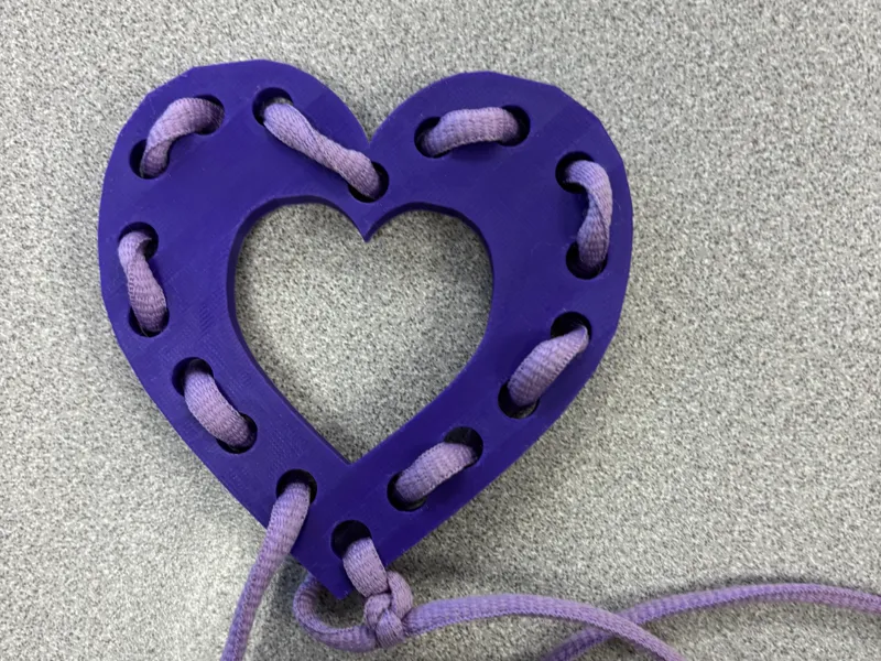 Heart Lacing Board