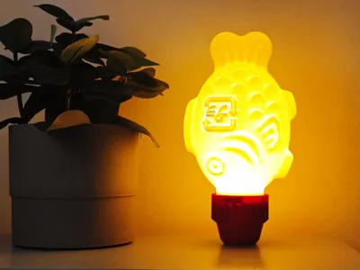 Soy Fish Lamp for Lamp kit 001