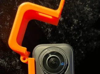 insta360 x5 hinged case with mount