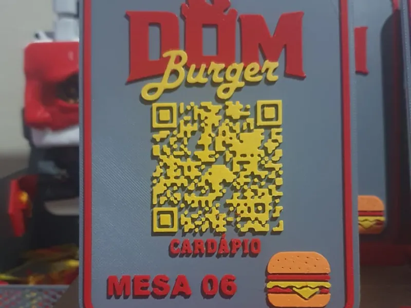 PLACA PIX  - DOM BURGER