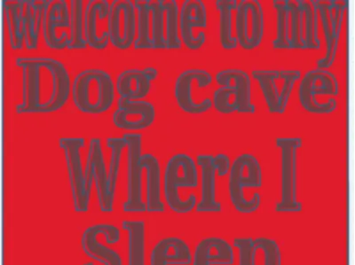 My dog cave