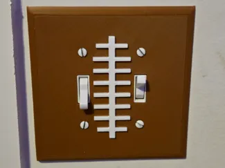 Football Light Switch Cover
