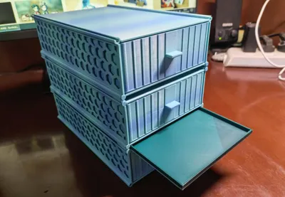 Modular Drawer Storage Box Component--Hidden Compartment Storage Box