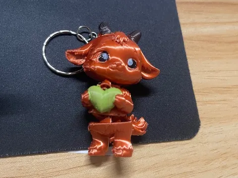 flexi goat with heart