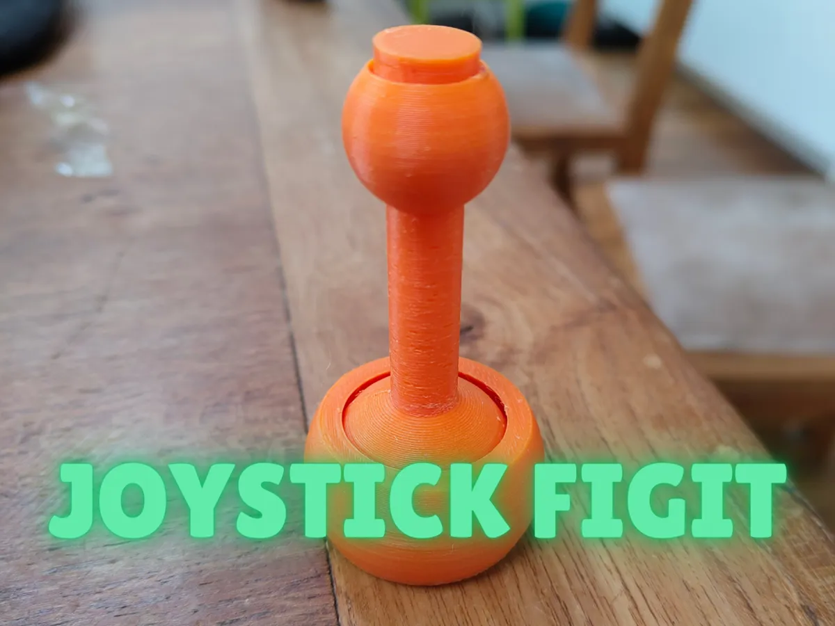 Arcade Joystick Figit-Toy - Free 3D Print Model - MakerWorld