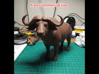 Statuette de buffle d'Afrique — photo 1