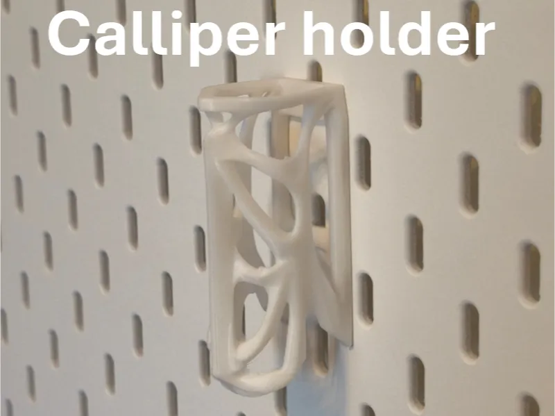 Calliper holder (for IKEA Skadis Pegboard)