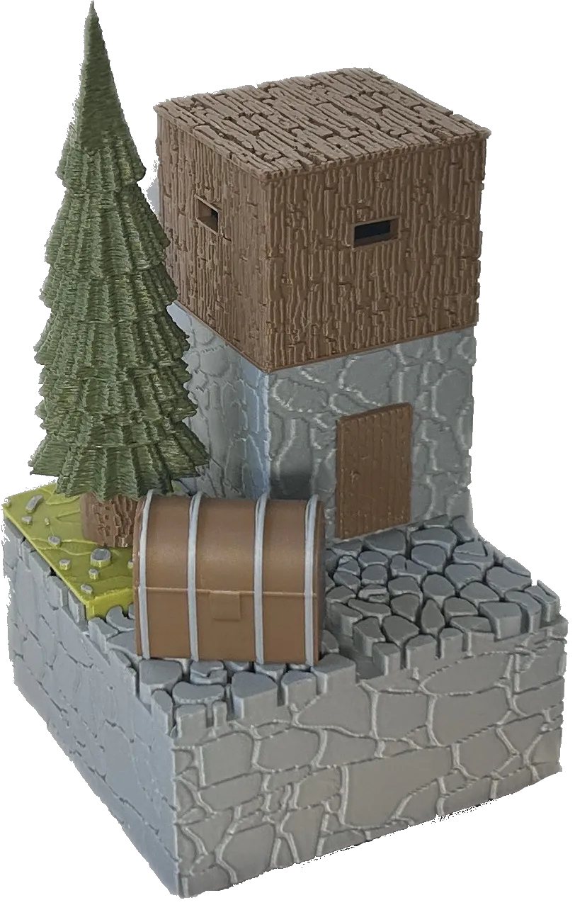 Fall Damage Base Tile Grass - Free 3D Print Model - MakerWorld