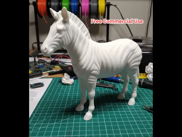 Statuette de zèbre