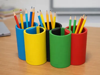 Olympic pencil holder torch 