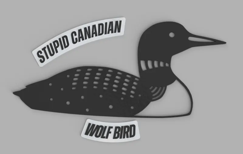 Heated Rivalry - Stupid Canadian Wolf Bird