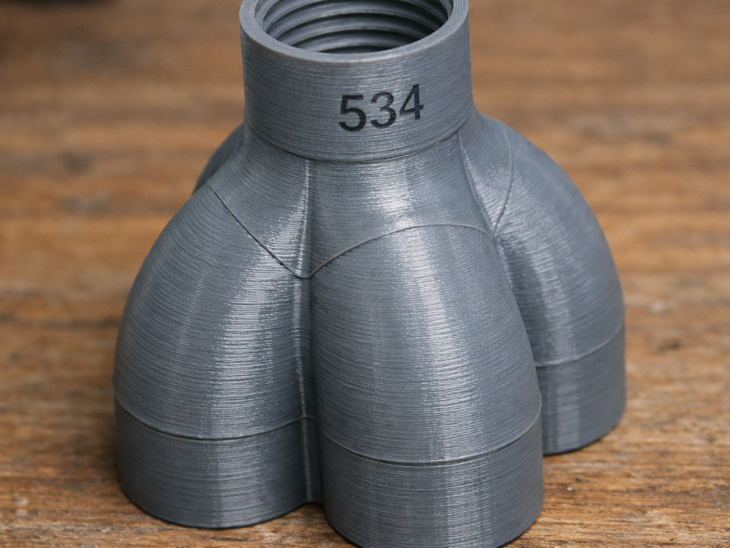 534 Y-Adapter 1x 3644 Schlauch auf 4x 3644