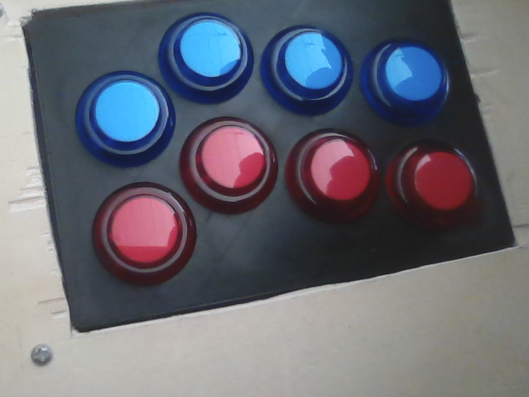 ergonomic button plate