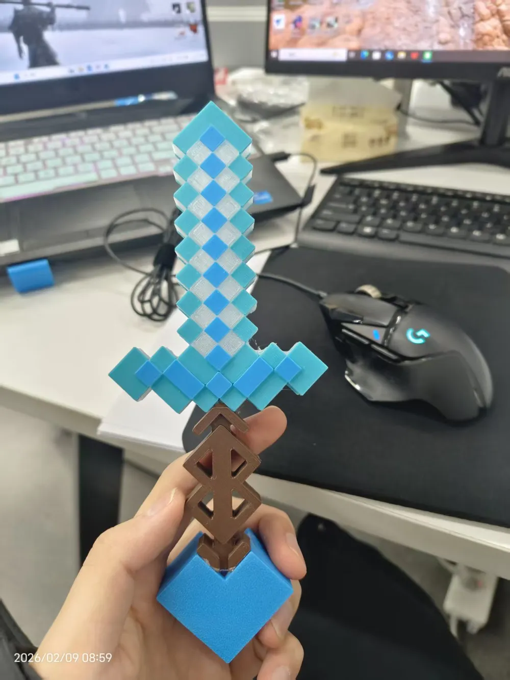 Diamond Sword - Free 3D Print Model - MakerWorld