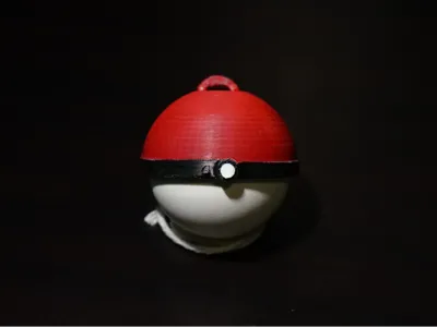 Table Tennis Ball Storage Keychain