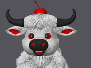 Cherry cupcake cow 