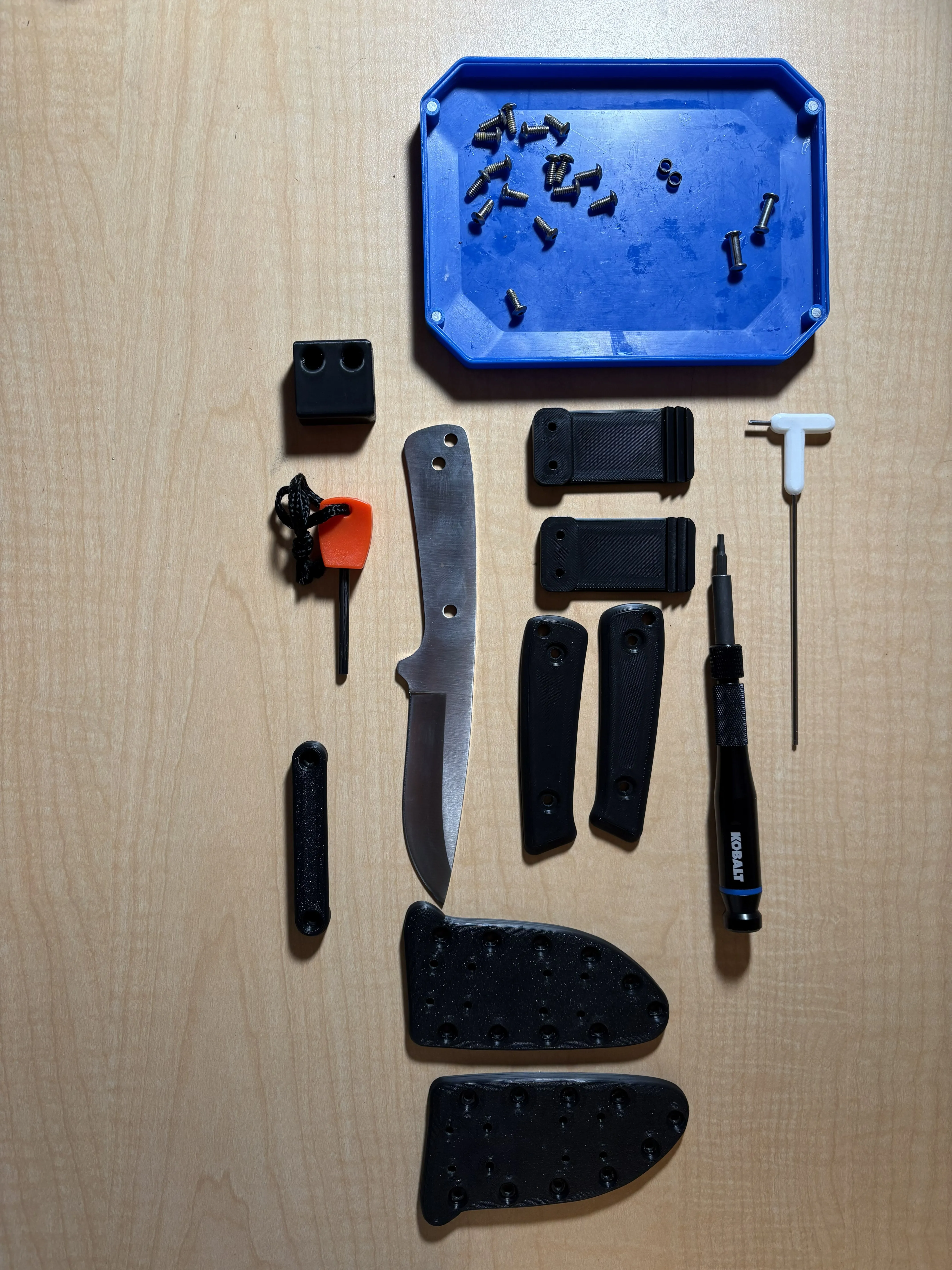 Hook's Drop Point Skinner Knife - Free 3D Print Model - MakerWorld