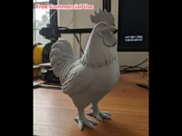 Statue de coq semi-réaliste — photo 1